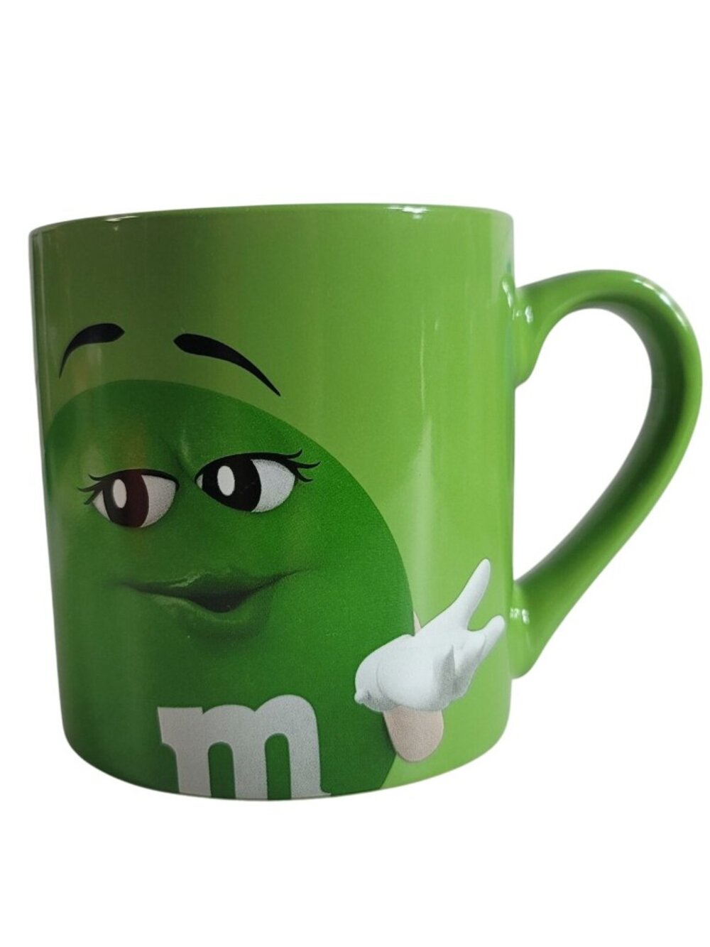M&Ms Green Girl Oversized Mug I Melt For No One Round Humor 16oz Frankford 2019